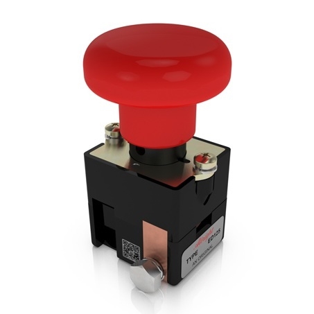 ED125-16 Nødstop 125 A 1 pol spec.