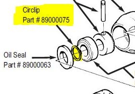 CIRCLIP EXT 25mm ST STL