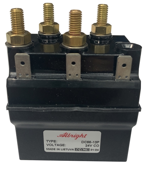 DC66-13P 24V co 80A 1 pol IP67 inkl. beslag
