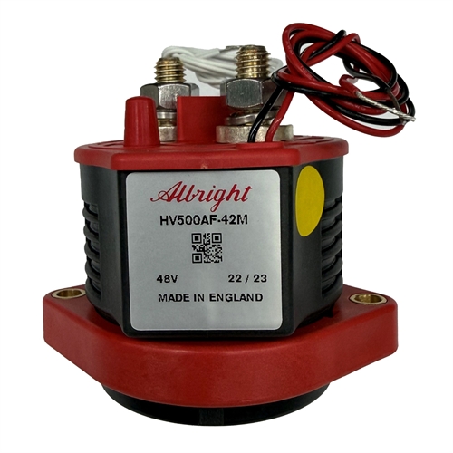 HV500AF-042M 48 V - DC int  Albright DC Relæ Slutte med  hjælpekontakt  Magnetisk spole