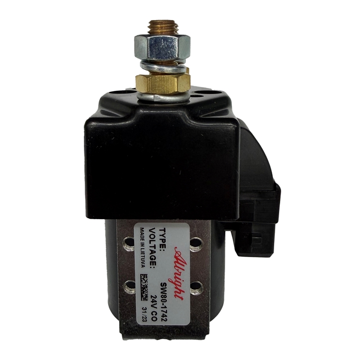 SW80-1742 24V co støvtæt 100A m/Tyco JPT stik