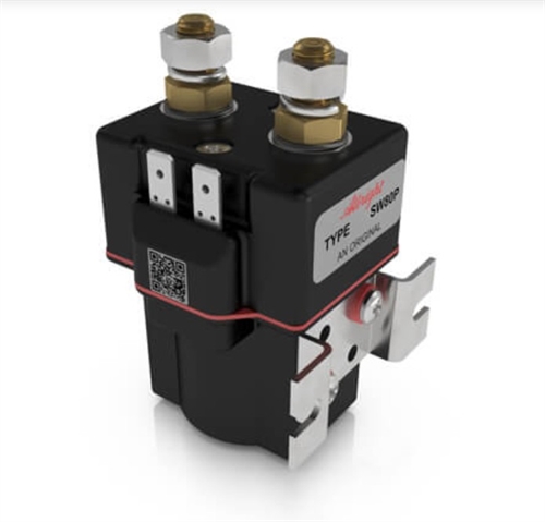 SW80-374P 12V int 100A 1 pol Albright DC Relæ Slutte      Vandtæt kapslet incl beslag standard